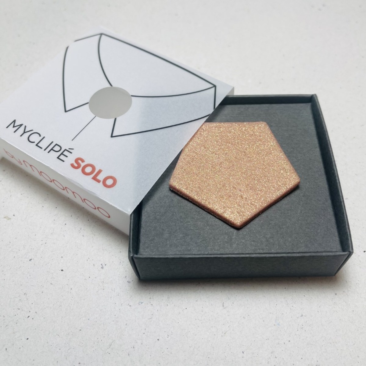 SOLO PENTAGON METAL ROSE GOLD